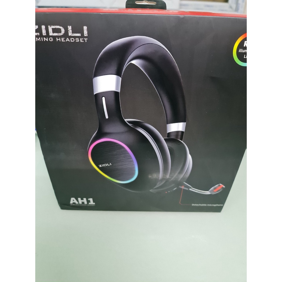 Tai nghe không dây Gaming ZIDLI AH1 ( 2.4G/ 7.1 & RGB Real) - Hàng Chính Hãng