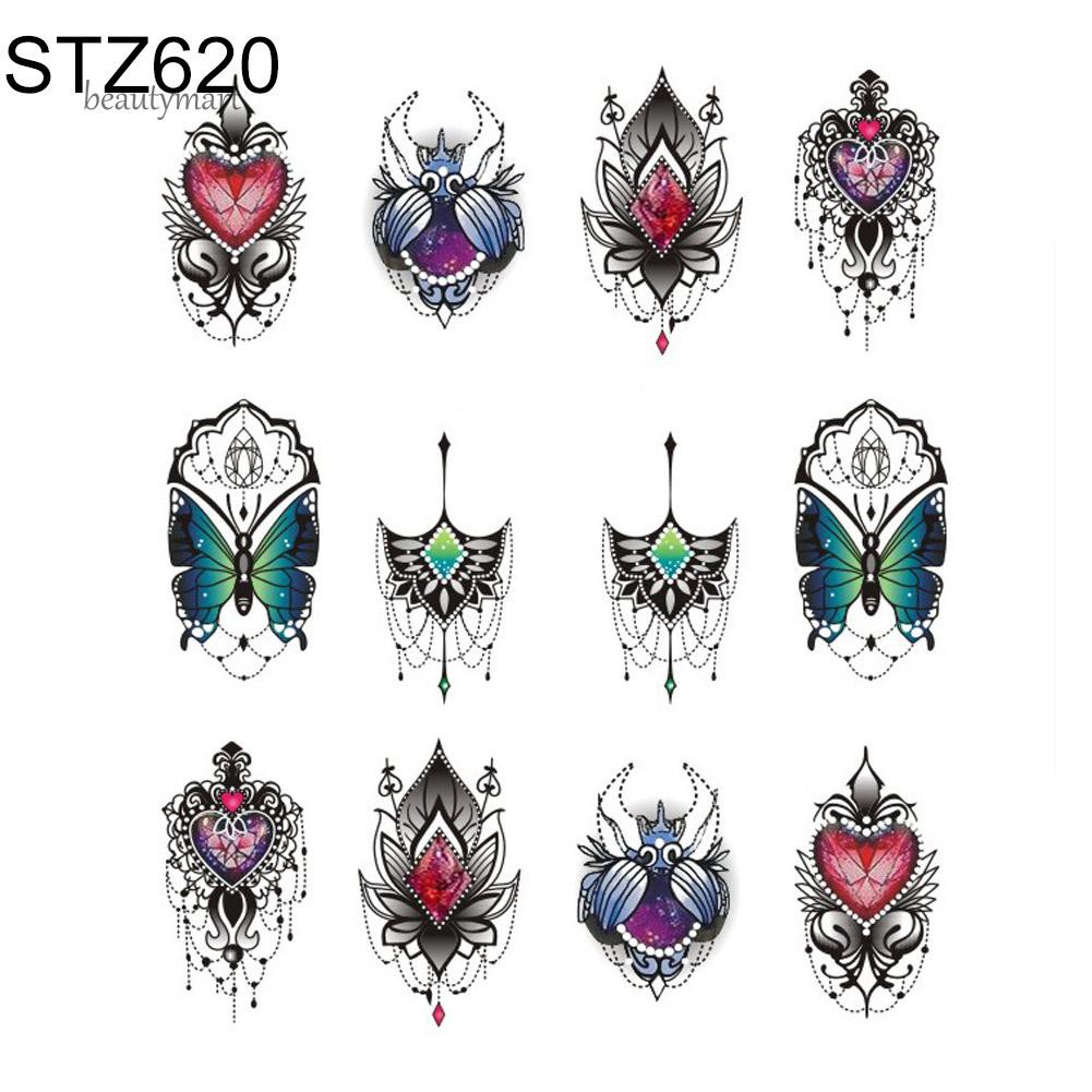 Miếng dán sticker trang trí móng tay hình bướm