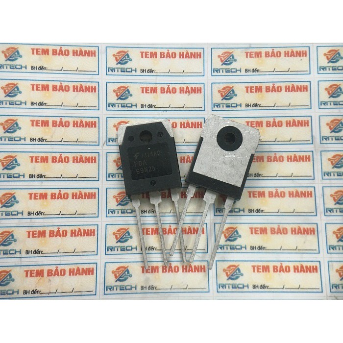 Combo 2 chiếc FDA69N25 IGBT 250V 69A TO-3P