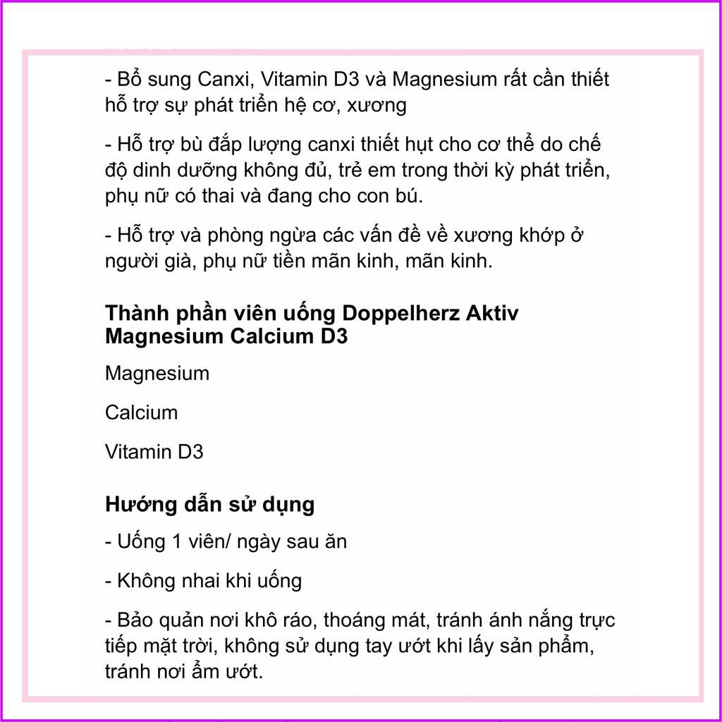 Hàng Đức Viên uống Magnesium + calcium+ D3 | BigBuy360 - bigbuy360.vn
