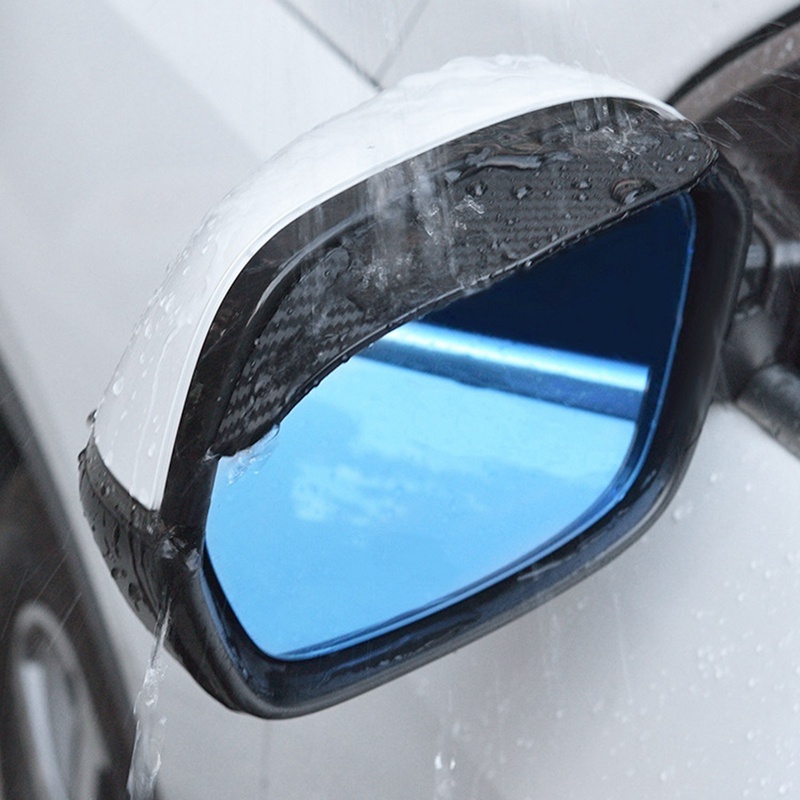 Set 2 Gương Chiếu Hậu Kết Cấu Sợi Carbon Dày Dặn Thông Dụng Cho Xe Hơi Xe Tải Và SUVs