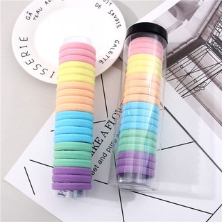 Set Thun Cột Tóc 20 cái Có Hộp Đựng, Thun Buộc Tóc