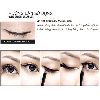 Chì kẻ mí mắt Beauskin Crystal Eyeliner Pencil