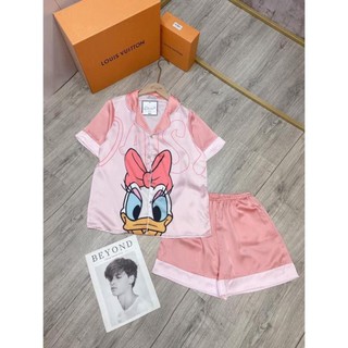 Pijama lụa latin cao cấp free sz dưới 58kg  ྇ ྇ ༴