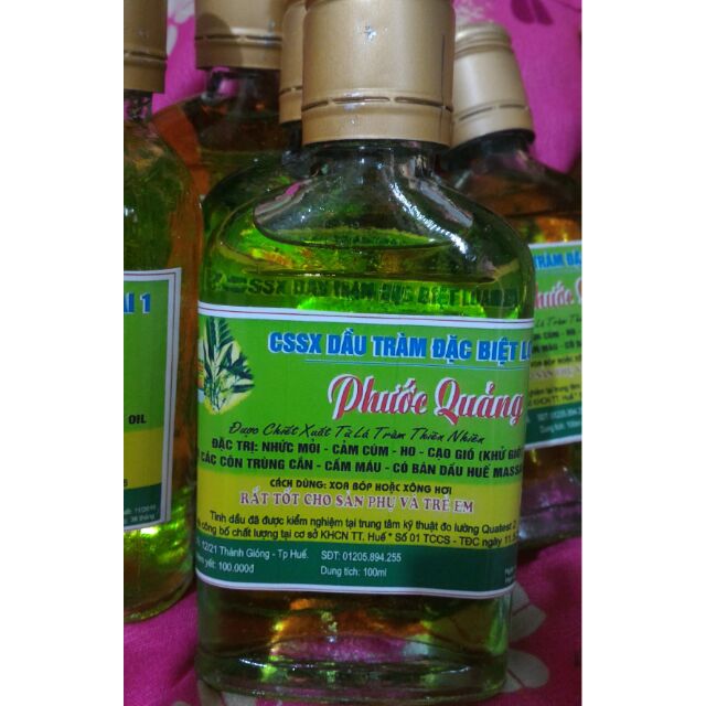 100ml tinh dầu tràm Phước Quảng