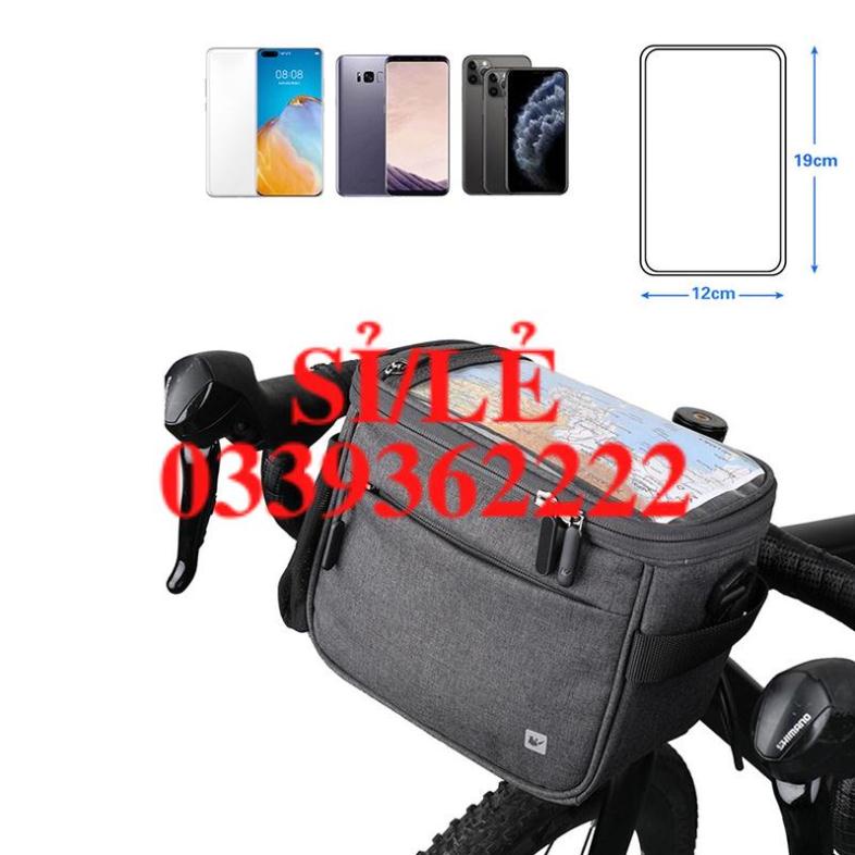 Túi đựng điện thoại 7 inch chống thấm nước màn hình cảm ứng tiện dụng cho xe đạp