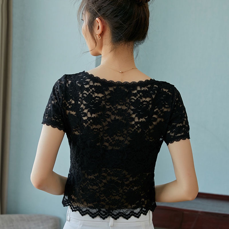 Áo Ren Ống Ngắn Mỏng Thời Trang Mùa Hè Hàng Mới 2022 Kích Thước M-3xl Dành Cho Bạn Nữ