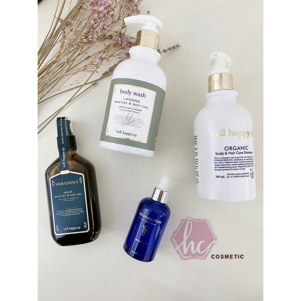 Dầu gội đầu Cell Happy Co giảm rụng tóc, giúp mọc tóc cao cấp tại Hàn - Hương Chất Cosmetic
