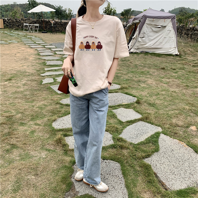 Áo Thun Ngắn Tay Thời Trang Dạo Phố Cá Tính 42391