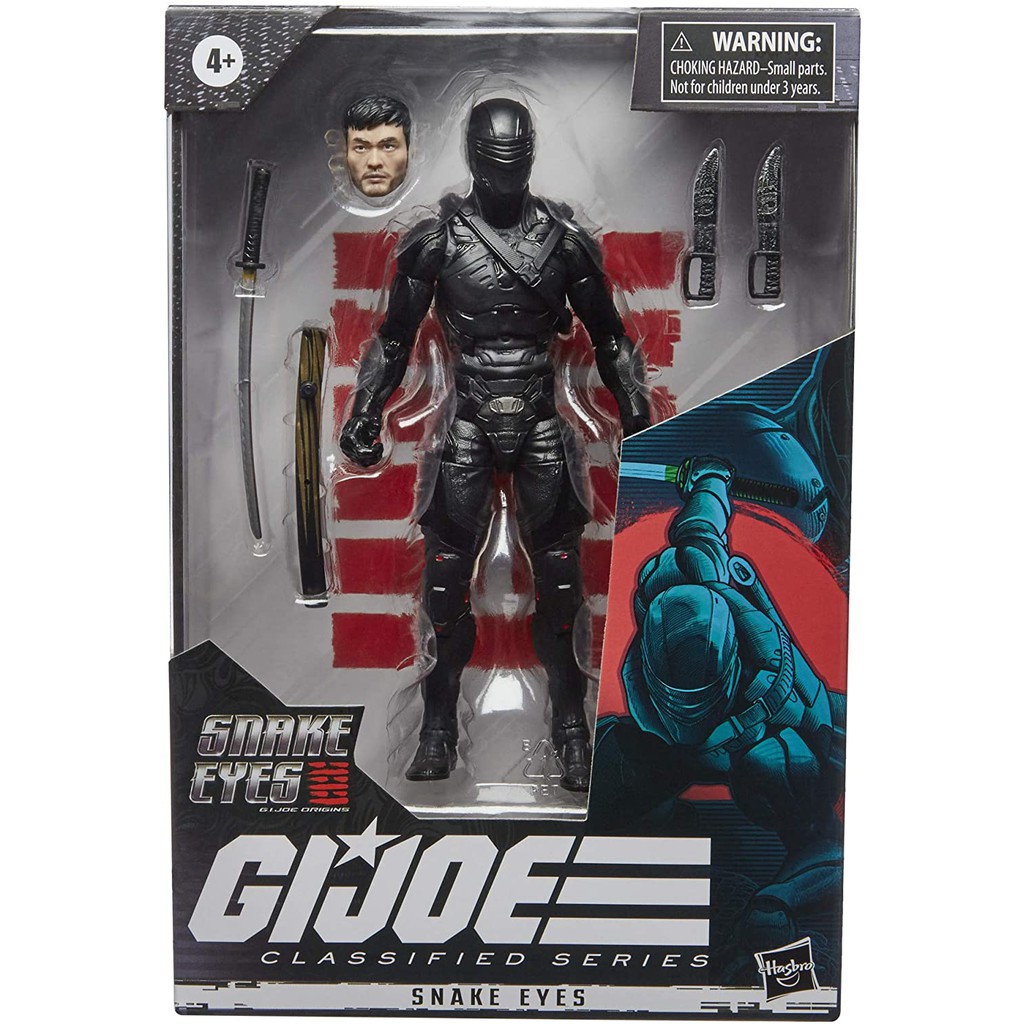 Mô hình nhân vật Hasbro G.I. Joe Classified Series 6 inches Snake Eyes: G.I. Joe Origins Snake Eyes