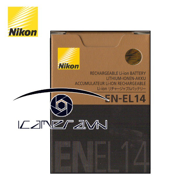 Pin máy ảnh,máy quay kỹ thuật số EN-EL14 Nikon D3100, D3200, D5100