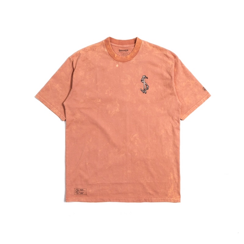 Áo Thun Xương ( Tím , Kem ) CỘC TAY CHẤT LIỆU COTTON PHONG CÁCH UNISEX