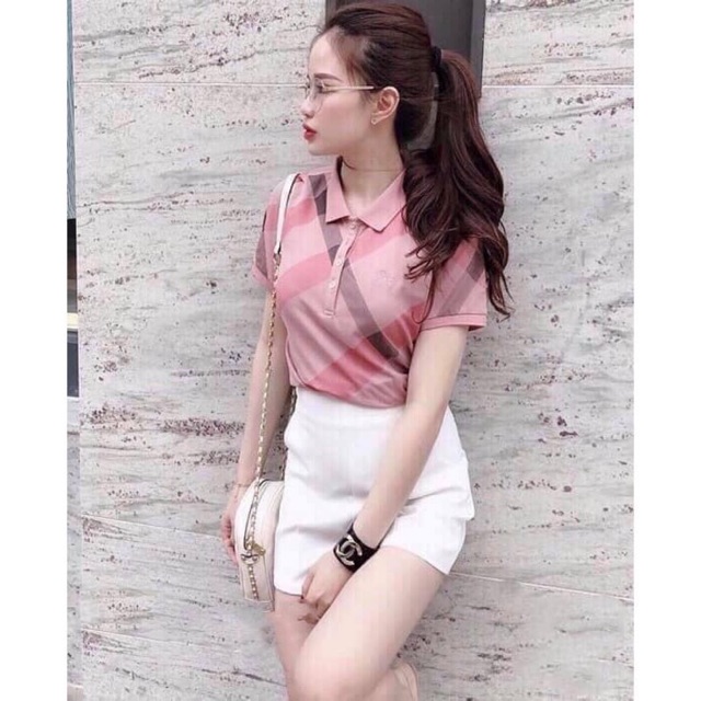 Áo polo bbr kẻ cập bến