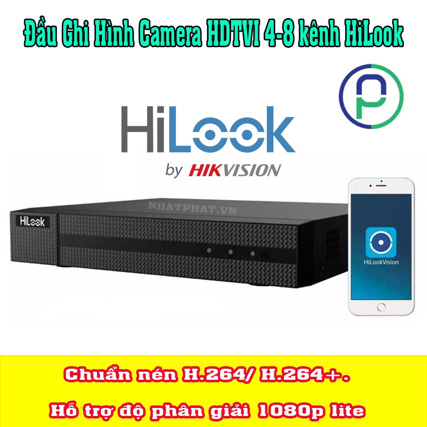 Đầu Ghi Camera HDTVI 4-8 Kênh HiLook DVR-204G-F1-DVR-208G-F1  [FPT SYNNEX]