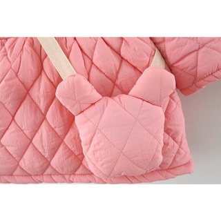 Áo phao xốp baby doll cho bé gái
