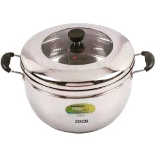 Nồi luộc gà + đồ xôi cm Hàn Quốc( tặng kem lồng hấp inox 304)