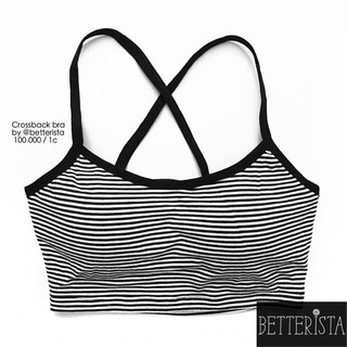 Crossback Bra vải xuất dư