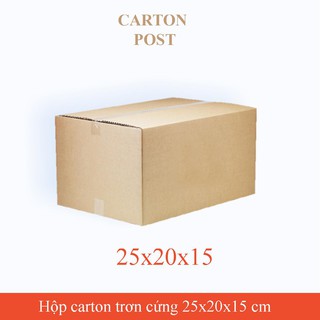 Hộp carton 25x20x15 (cm) Gói 50 Thùng carton
