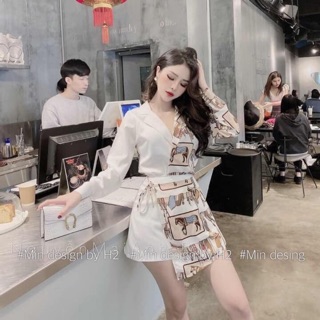 Set sơ mi kèm chân váy ngựa