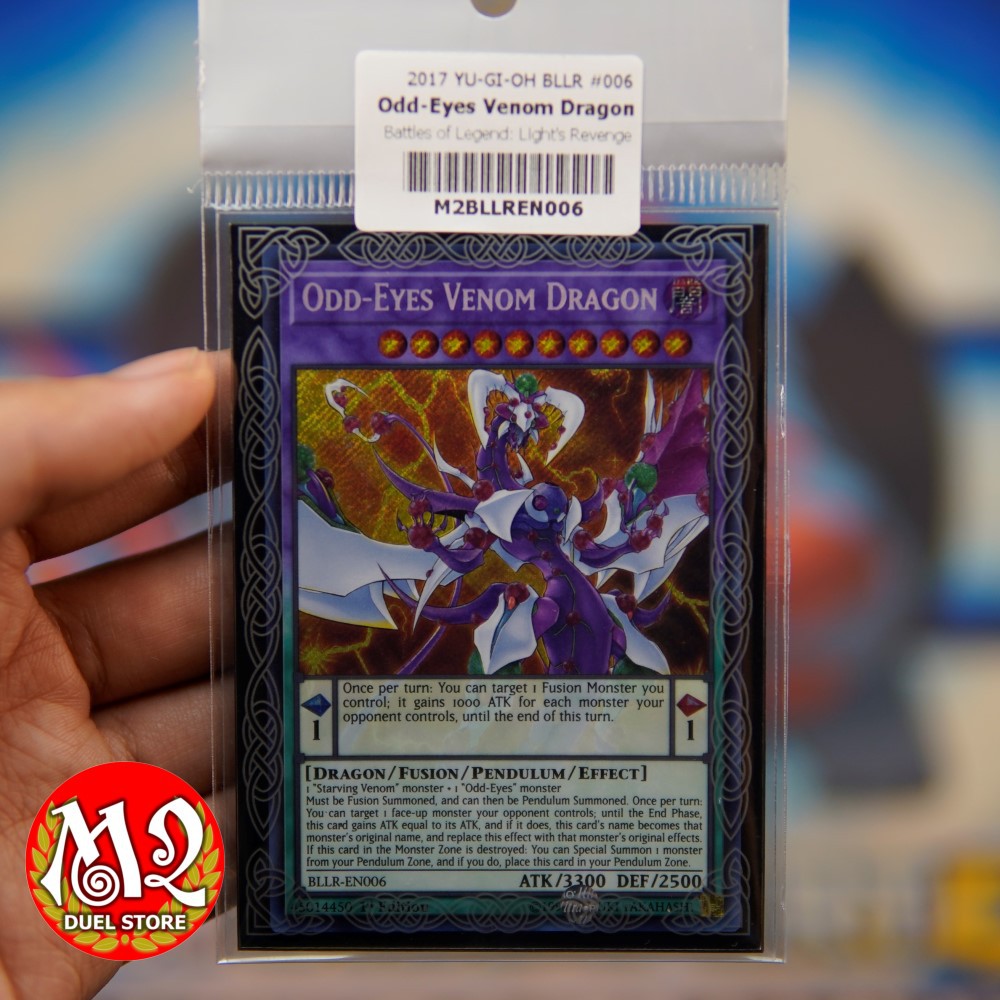 Thẻ bài YUGIOH Odd-Eyes Venom Dragon - SECRET RARE - Bảo quản M2SCCQ-LITE