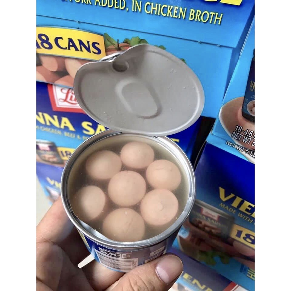 { SALE221 } ❤️ [Date 2023] 1 hộp Xúc xích Libby's Vienna Sausage 130g Mỹ ( Hàng NEW )