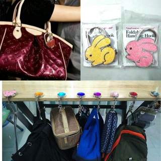 Móc treo túi xách hình thỏ kim tuyến