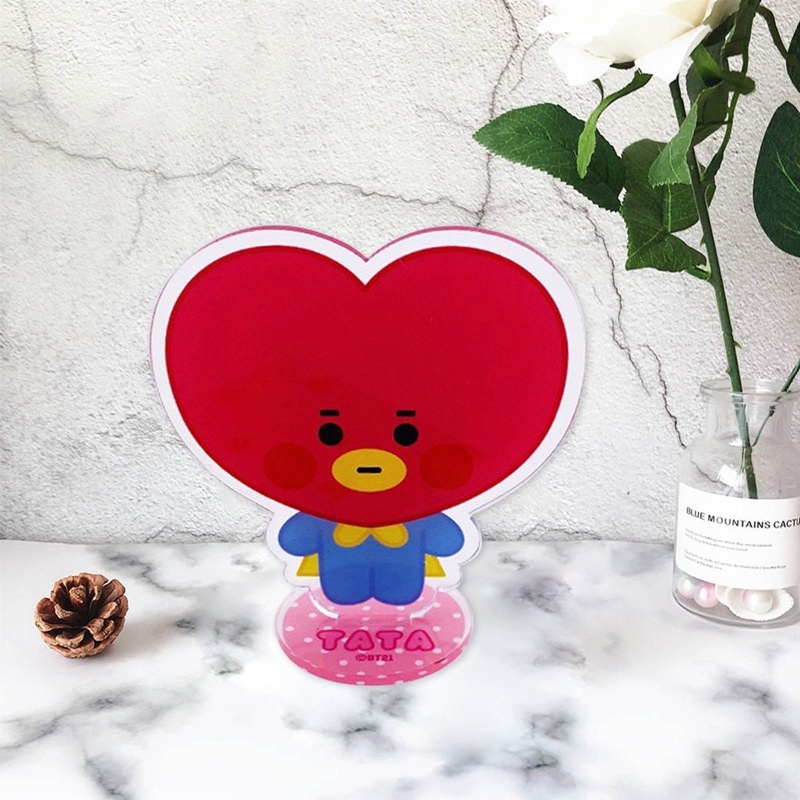 Mới Mô Hình Nhân Vật Bt21 Bằng Acrylic Trong Suốt Dễ Thương