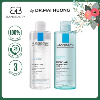[CHÍNH HÃNG] Nước Tẩy Trang La Roche-Posay 400ml Cho Da Dầu, Da Nhạy Cảm