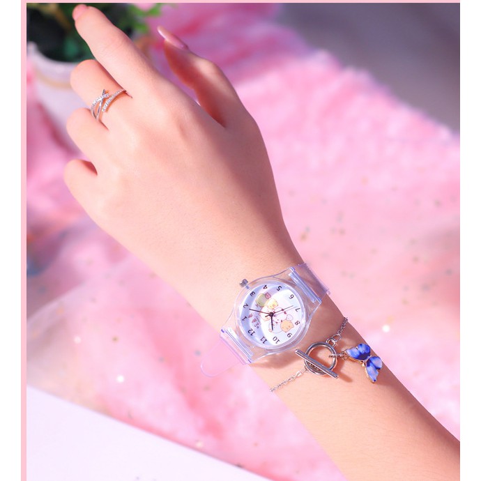 Đồng hồ điện tử trẻ em trong suốt hình nền nhân vật hoạt hình dànhTrẻ em Trai, gái | BigBuy360 - bigbuy360.vn