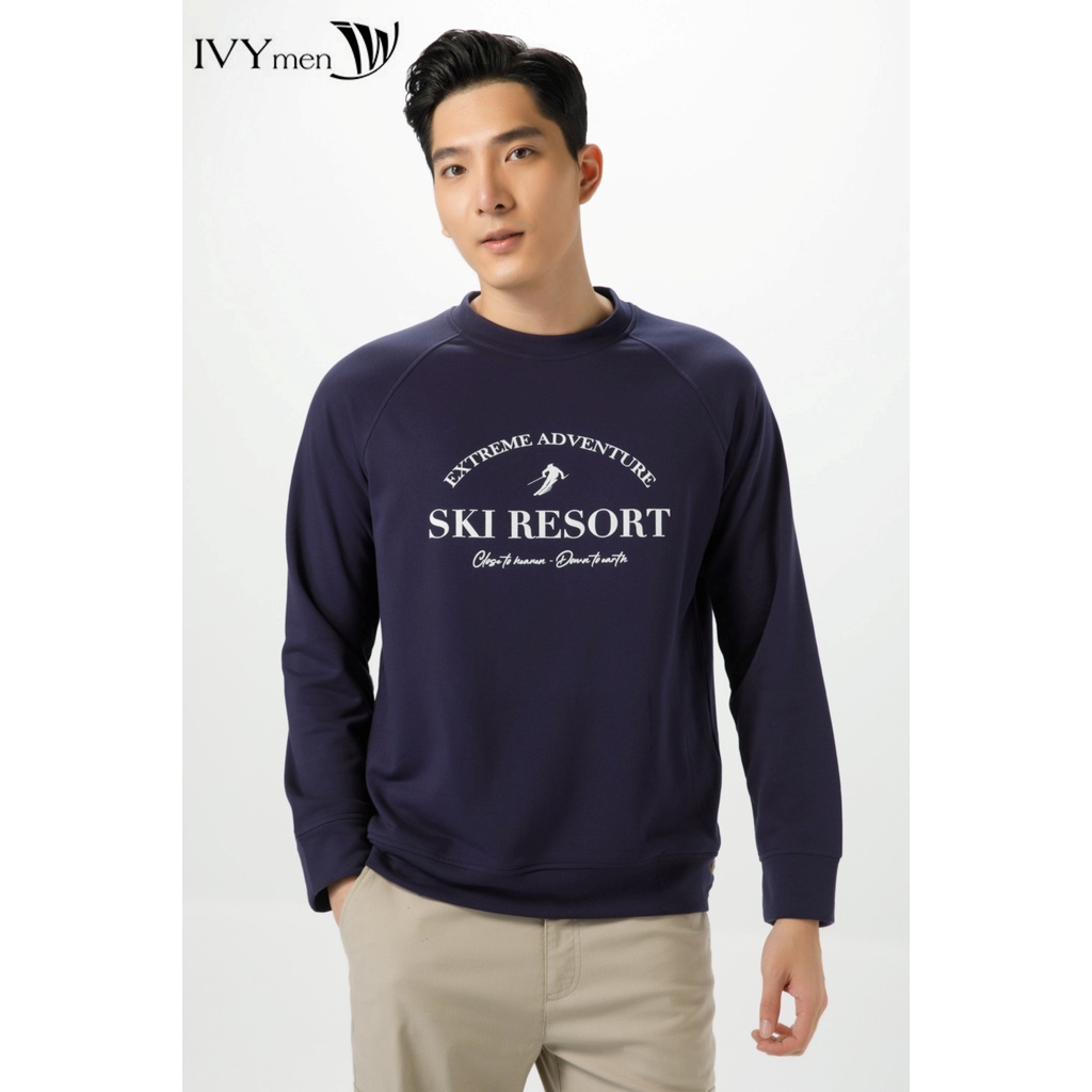 Áo thun nam Ski Resort IVY moda MS 58E3294