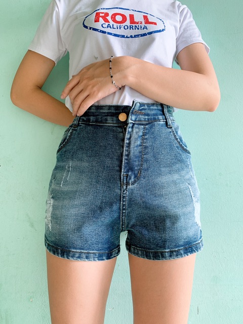 [Mã WASTMAY giảm 15% tối đa 30K đơn 150K] [60kg~95kg] SHORT JEAN BIG SIZE RÁCH NHẸ 2670 | BigBuy360 - bigbuy360.vn