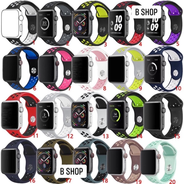 Dây đeo nike sport cho apple watch 38/40/42/44