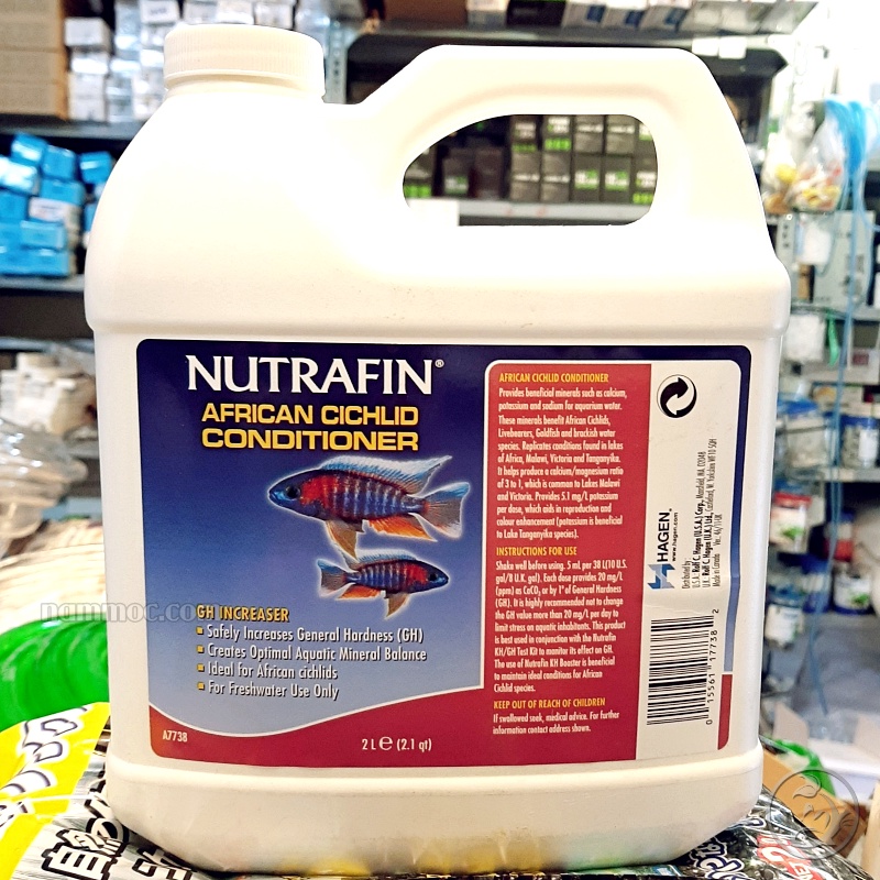 Nutrafin African Cichlid | Khoáng Nutrafin Cao Cấp Dành Cho Tép Cảnh [Can 2 Lít]