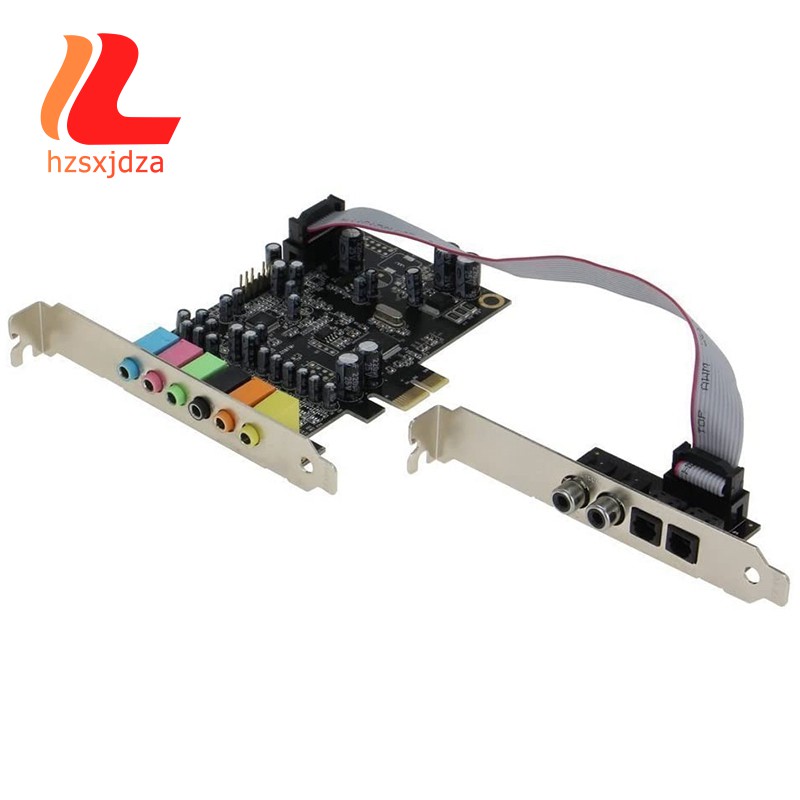 PCIe 7.1 Channel Sound Card Analog Digital 3D Stereo Extension Card