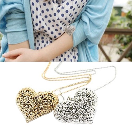 Vòng Cổ Choker Mặt Trái Tim Thời Trang Xinh Xắn Cho Nữ