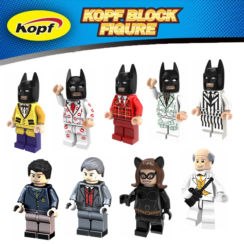 Mô Hình Đồ Chơi Lắp Ráp Nhân Vật Bruce Wayne Alfred Catwoman Bằng ABS Làm Quà Tặng Sinh Nhật Cho Bé
