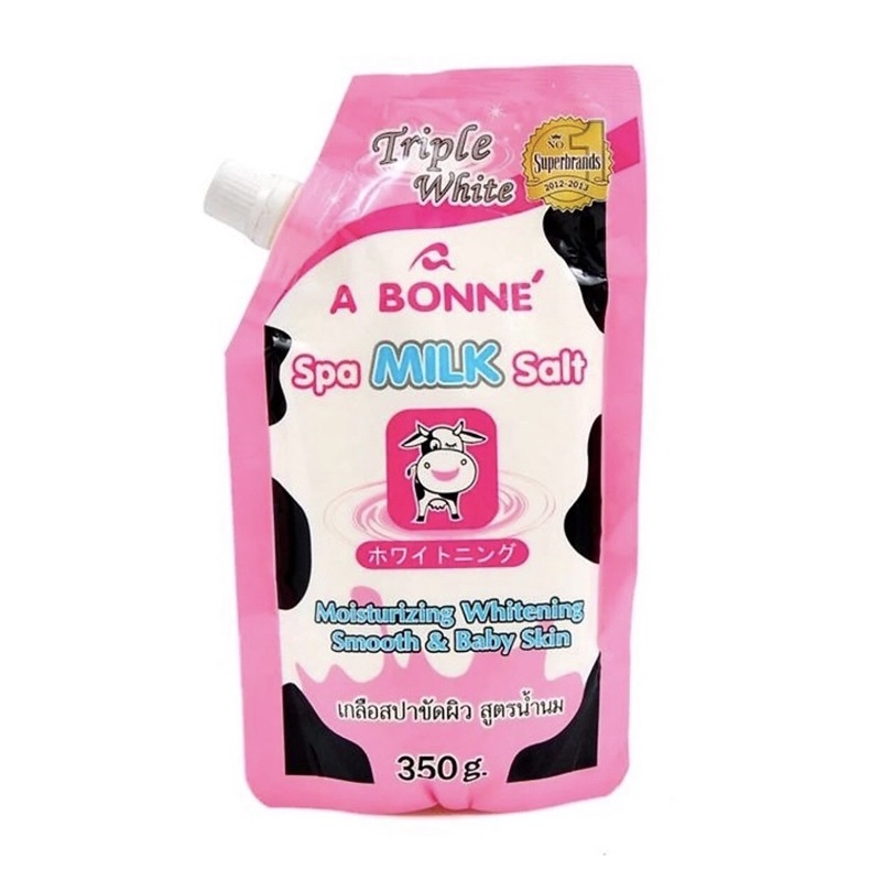 Muối tắm sữa Bò tẩy tế bào chết A Bonne 350 gram - có Vòi