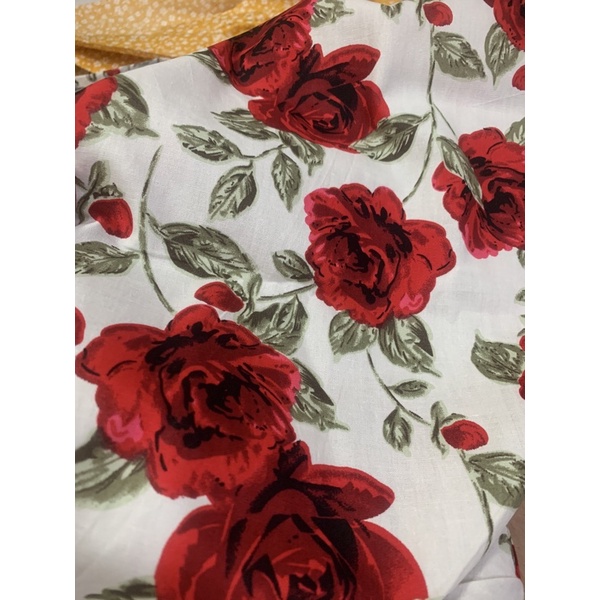 Vải thô hoa hoa nhí