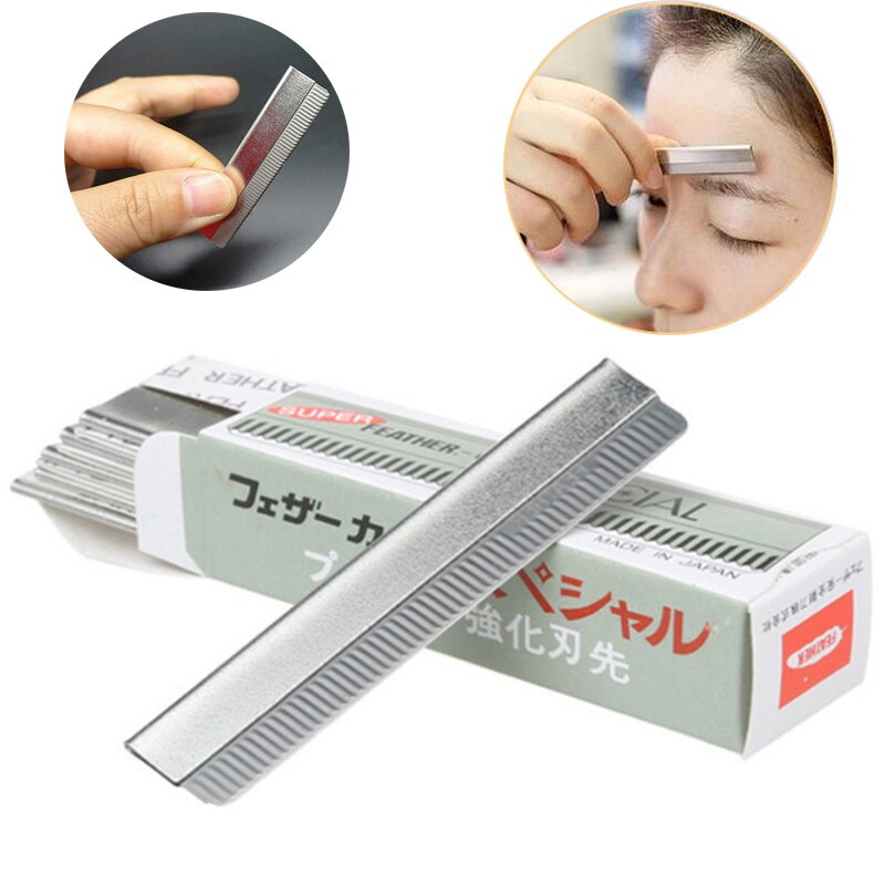 Bộ 10 Dao Cạo Lông Mày Lưỡi Dao Cạo Chuyên Dụng