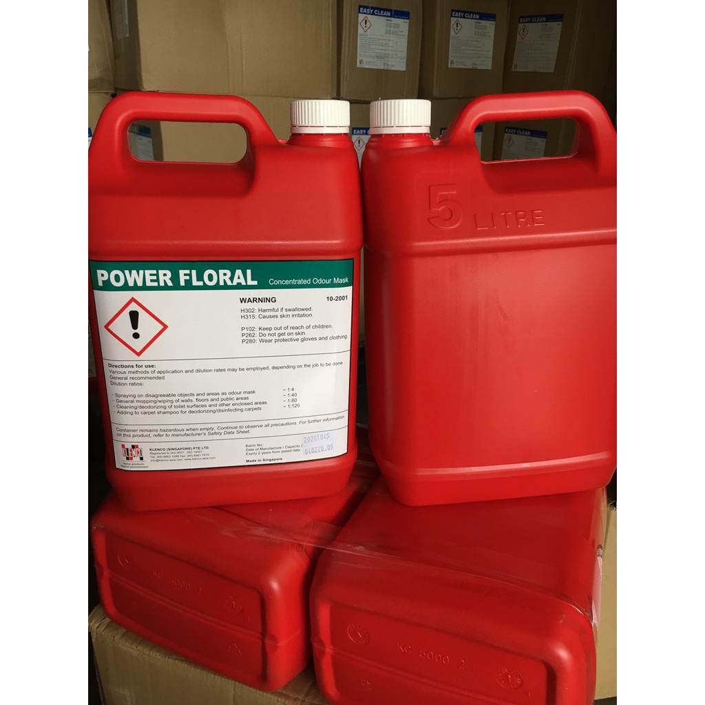 Power Floral - Nước lau sàn khử mùi Klenco(5L)