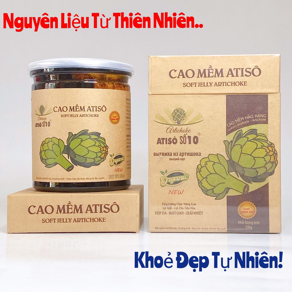 [HÀNG CAO CẤP] 500GR CAO ATISO ĐÀ LẠT LOẠI ĐẶC BIỆT GỒM 65% BÔNG ATISO NGUYÊN CHẤT | ĐẶC SẢN ĐÀ LẠT