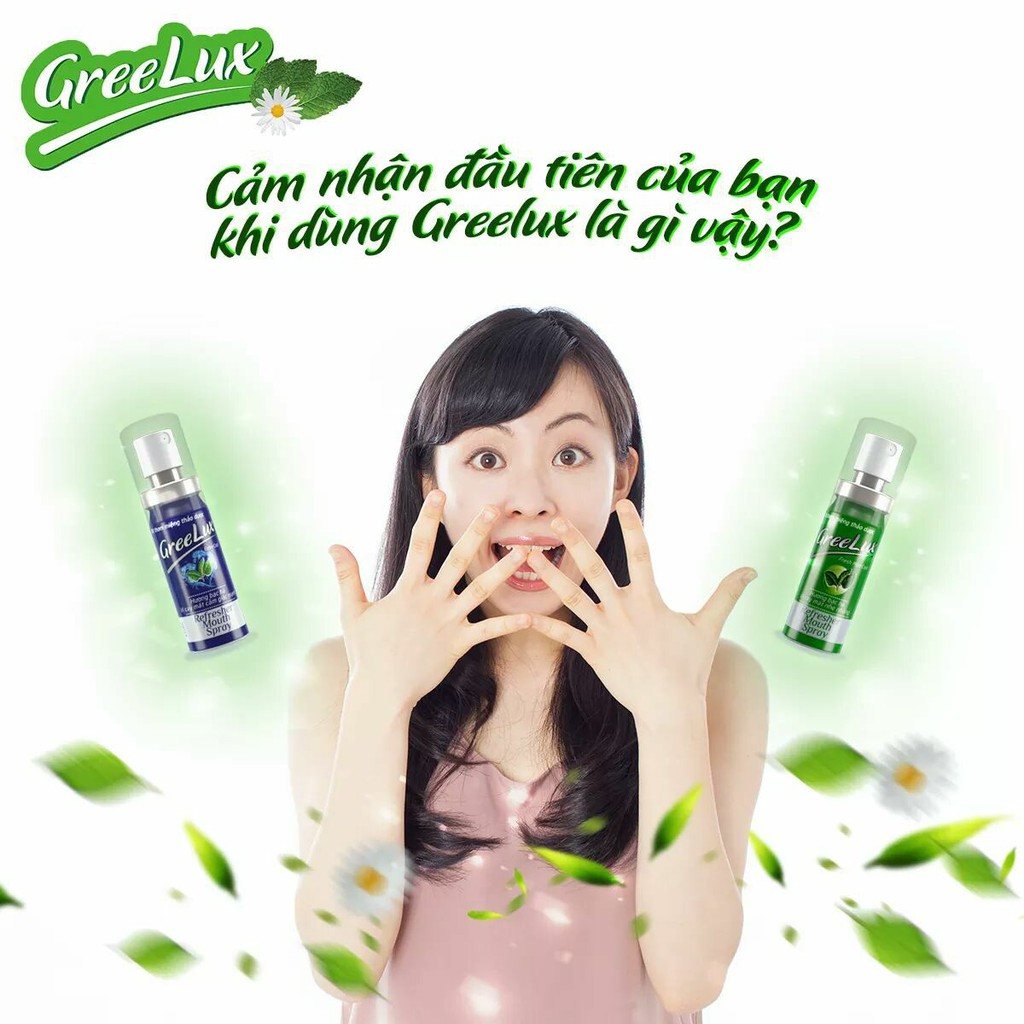 Xịt thơm miệng thảo dược Greelux