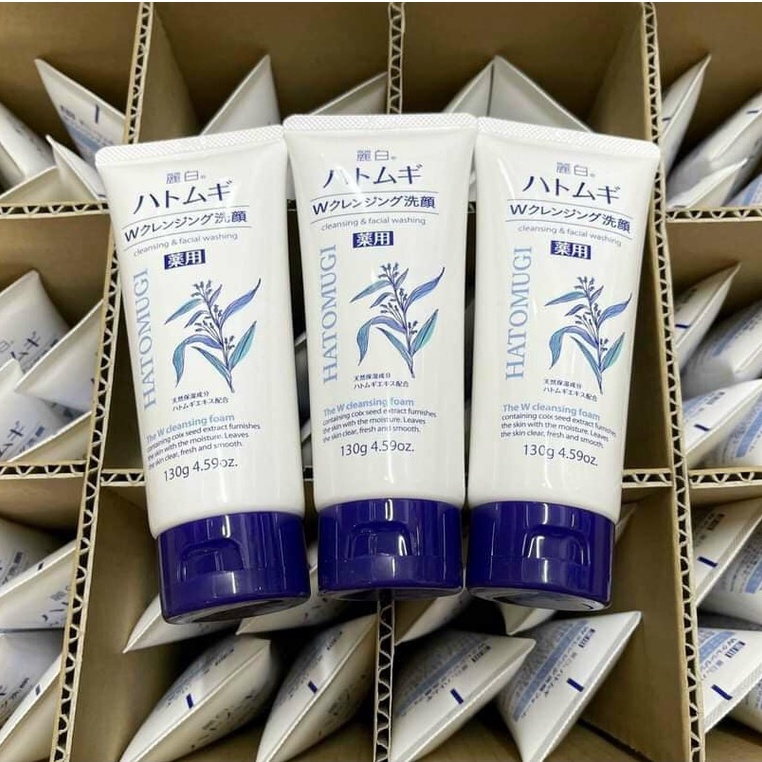 Sữa Rửa Mặt Hạt Ý Dĩ Hatomugi Naturie - 130gr