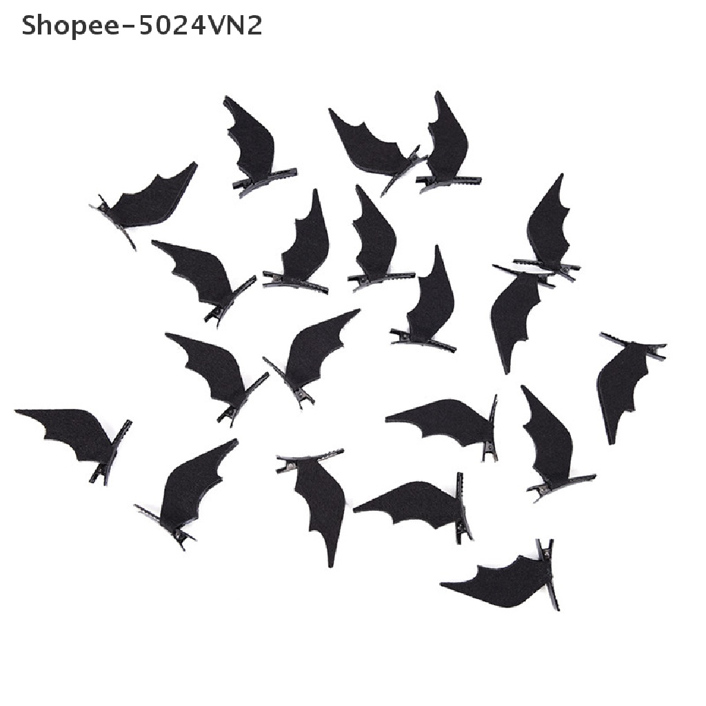 [Mới &amp; Halloween] Kẹp Tóc Cánh Dơi Hóa Trang Halloween