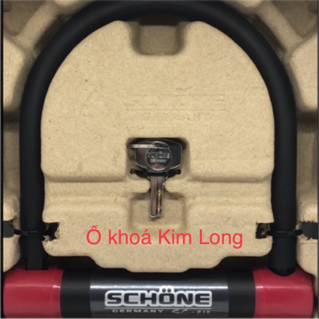 Ổ khoá chữ U SCHONE SC-210 chính hãng chống trộm xe máy