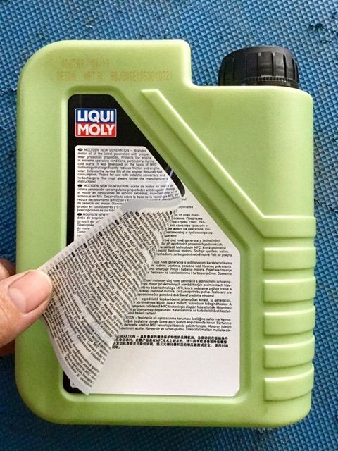 NHỚT TAY GA LIQUI MOLY 5W30 MOLYGEN ĐỨC