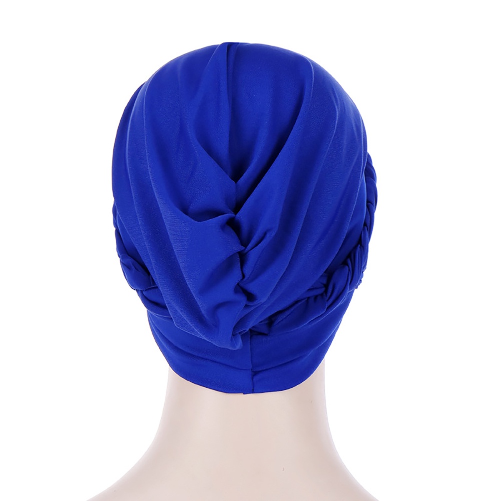 Mũ Turban Trùm Đầu Màu Trơn Thời Trang Cho Phụ Nữ Hồi Giáo
