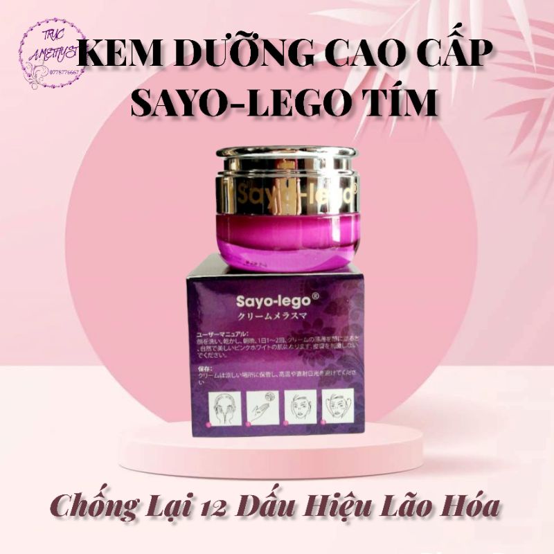 KEM DƯỠNG TRẮNG DA CAO CẤP SAYO-LEGO TÍM