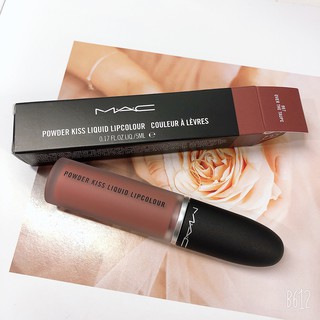 Som Kem Lì MAC 🚛 FREE SHIP🚛 Son Kem Lì MAC Powder Kiss Liquid Lipcolour 997 màu Nude Đất 5ml