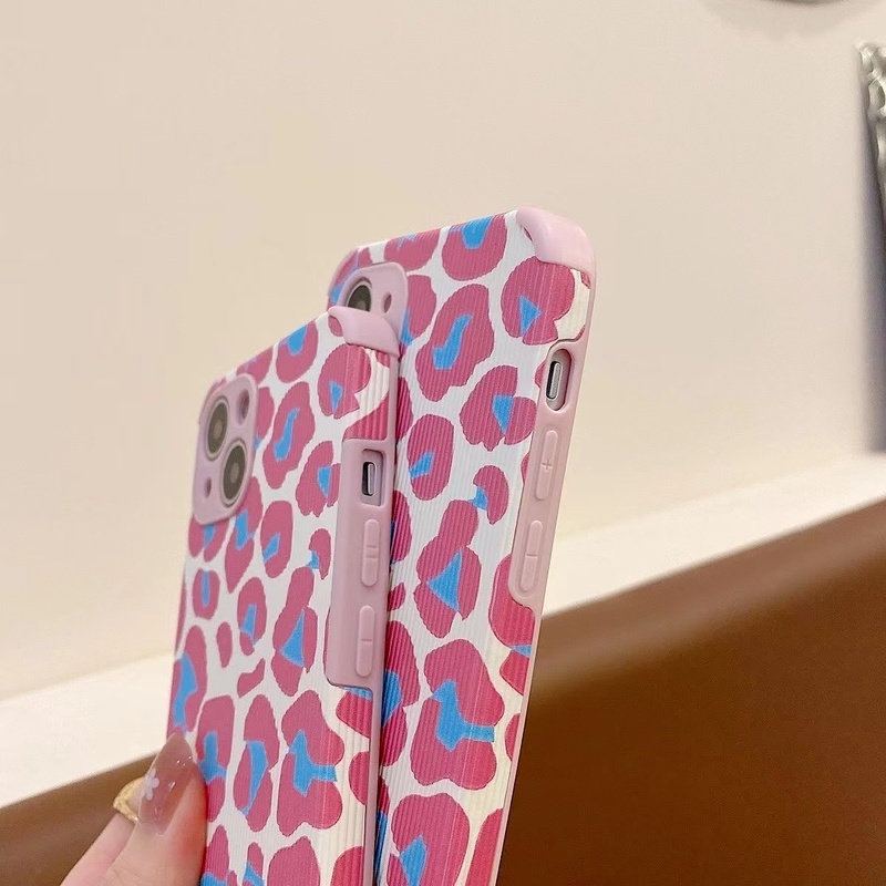 Ốp Điện Thoại Mềm Chống Sốc Họa Tiết Da Báo Thời Trang Cho iPhone 13 12 11Pro Max X XR XS Max 8 7 Plus